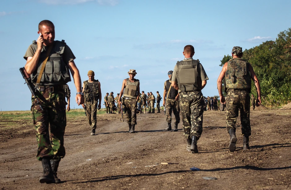 Ukrajinska vojska kod Donjecka 2014.