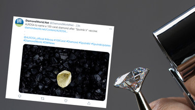 Żółty diament wydobyty w Jakucji otrzyma nazwę na cześć rosyjskiej szczepionki na koronawirusa