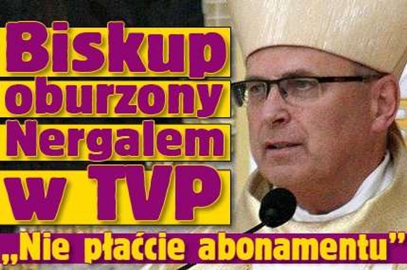 Biskup oburzony Nergalem w TVP. "Nie płaćcie abonamentu"