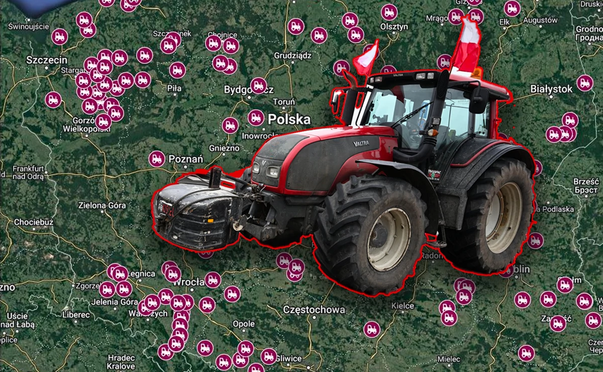  Wielki protest rolników i zwrot akcji już 20 lutego Oto MAPA i nowy rozkład jazdy