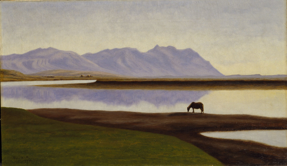 Þórarinn B. Þorláksson - "Rzeka Hvítá" (1903)