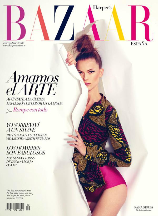 Kasia Struss w "Harper's Bazaar"