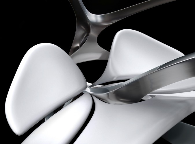 Rzeźba o nazwie Mercedes-Benz Aesthetics No. 2 to idea, która przybrała widzialny kształt.