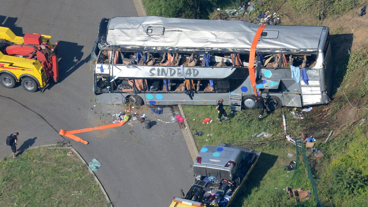 GERMANY BUS ACCIDENT (Nine killed, 40 injured in multiple bus crash near Dresden)