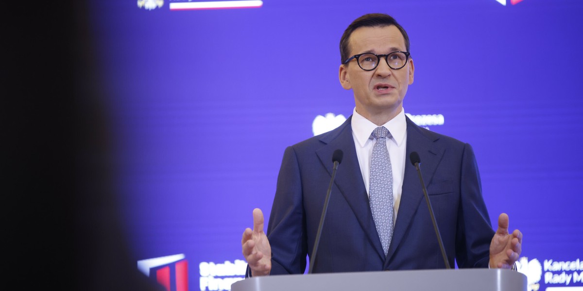 Premier Mateusz Morawiecki.