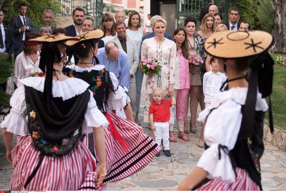 Rodzina królewska na pikniku w Monako