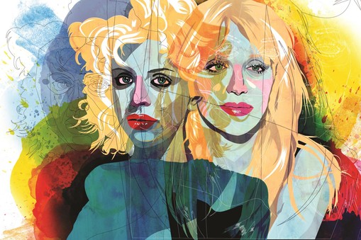 courtney love ilustracja 