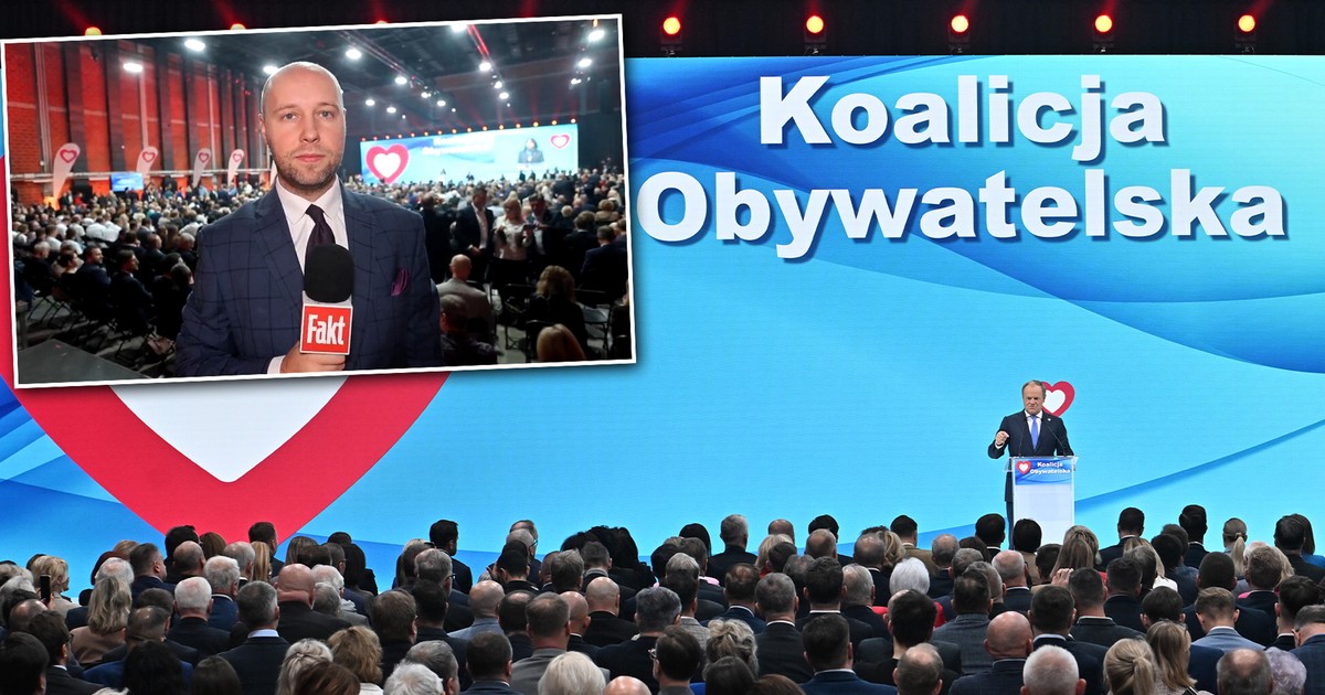 Byliśmy na konwencji KO. Tusk ogłosił nową (starą) nazwa partii i starszył powrotem PiS do władzy