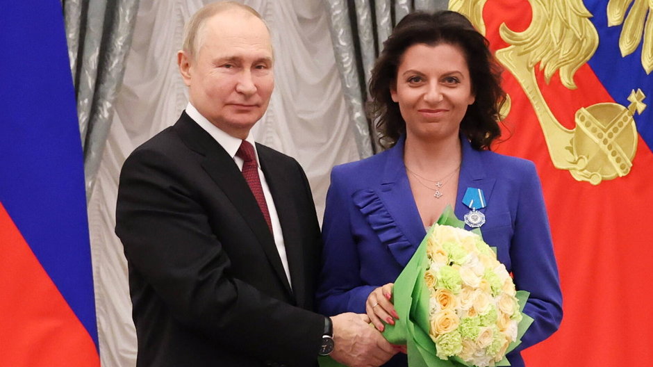 Władimir Putin i Margarita Simonjan 