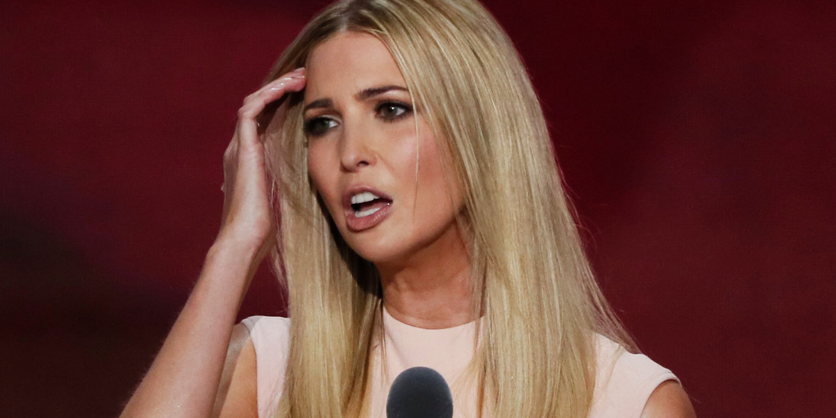 Ivanka Trump speaks at the 2016 Republican National Convention.