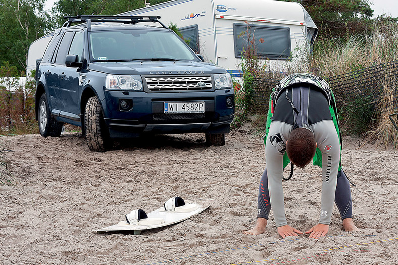 Sporty w terenie kitesurfing i windsurfing: czyli, z deską na falach