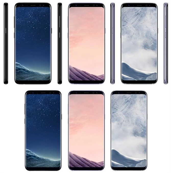 Samsung Galaxy S8 w kolorach Black Sky, Orchid Grey i Arctic Silver