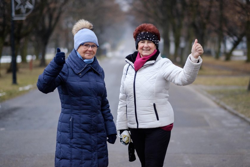 Jadwiga Góra i Jadwiga Pałasz z Katowic