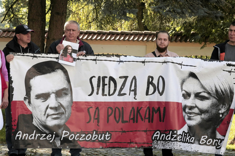 Białystok, wrzesień 2022 r. Demonstracja poparcia dla Polaków represjonowanych przez reżim Łukaszenki