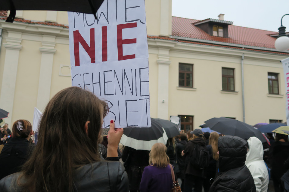 "Czarny poniedziałek" w Lublinie