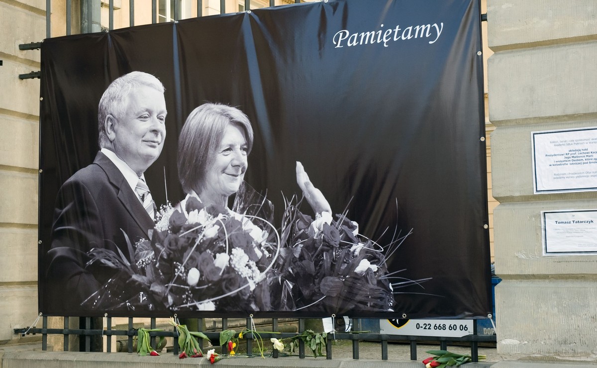 Lech Kaczyński i Maria Kaczyńska