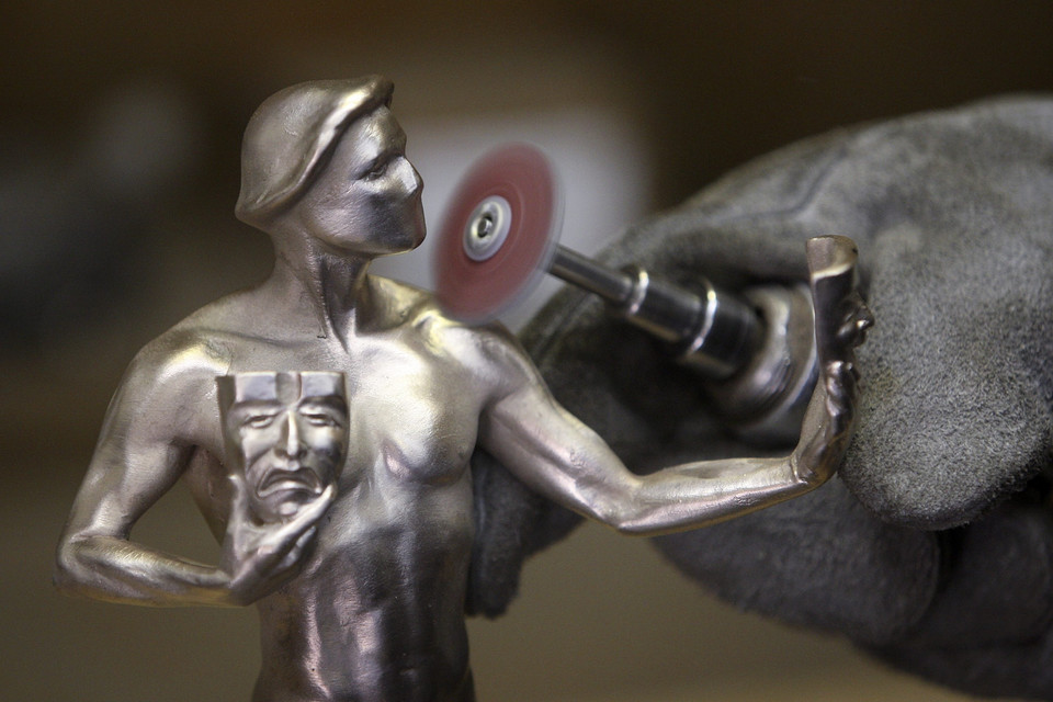 "The Actor" statuette, the SAG Award, is cast at the American Fine Arts Foundry in Burbank