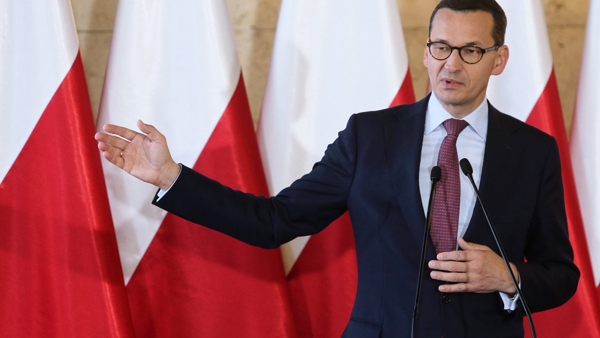 Katowice: Mateusz Morawiecki mówił o czystym powietrzu