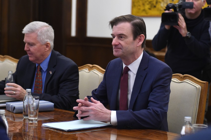 Dejvid Hejl na sastanku sa Vučićem pozvao na nastavak dijaloga