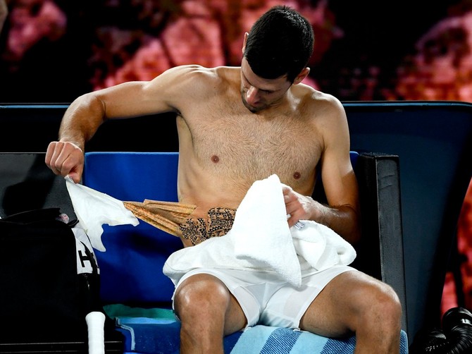 Novak Đoković: ovako izgleda flaster koji koristi naš teniser 