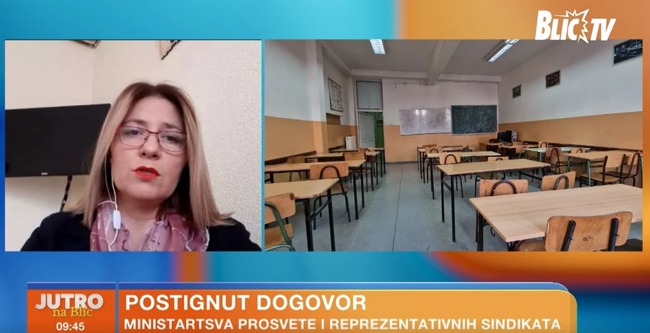 Mirjana Glišić, Unija sindikata prosvetnih radnika Srbije