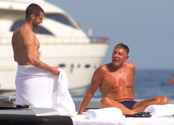 Stefano Gabana sa novim partnerom