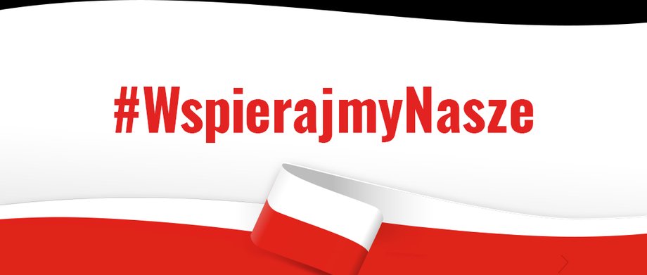 Grafika powstała w ramach gestu solidarności wobec kampanii marketingowej #WspierajmyNasze. Twórca grafiki – sklep internetowy PolskiKoszyk.pl