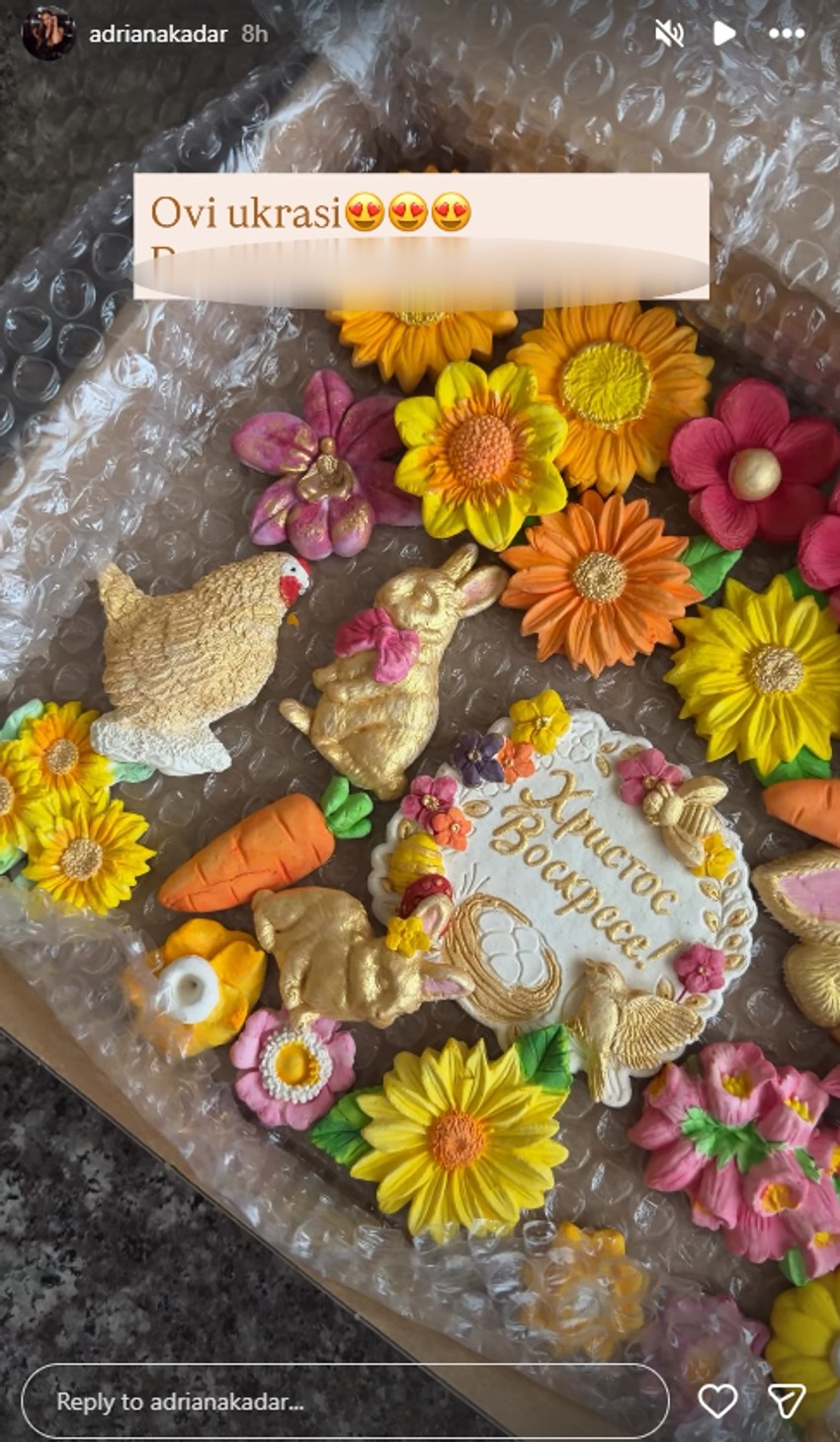 Adriana priprema Uskrs sa porodicom