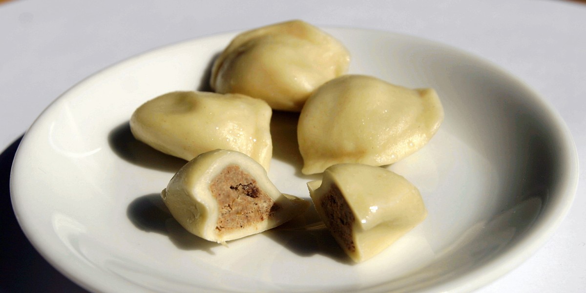 pierogi z mięsem