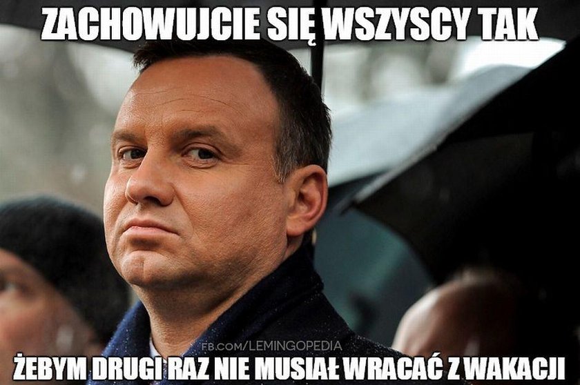 Memy po podwójnym wecie prezydenta Andrzeja Dudy