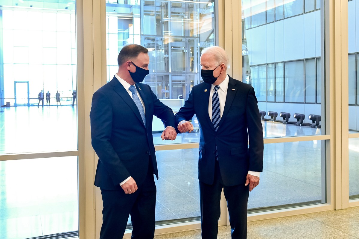 Andrzej Duda, Joe Biden