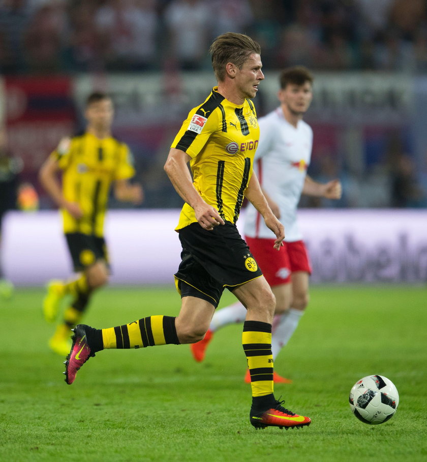 Łukasz Piszczek i Thomas Tuchel przed meczem z Legią Warszawa