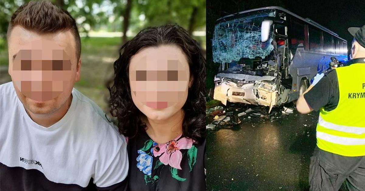 A bus accident near Gliwice, a couple of fiancés died