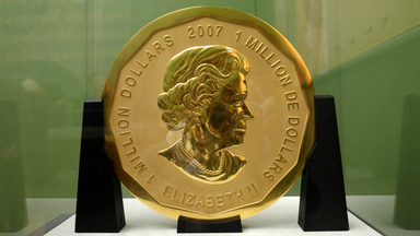 Z muzeum w Berlinie skradziono 100-kilogramową złotą monetę
