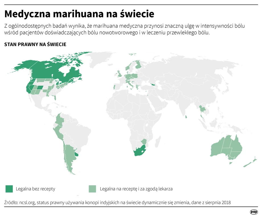 Medyczna marihuana na świecie