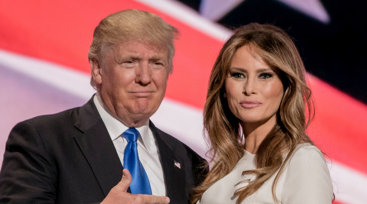Donald Trump a kampány során mindig büszke volt az őt 
támogató fiatal feleségére/Fotó:Profimedia-Reddot