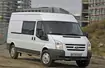 Ford Transit FT 350 L 4x4 Trend: dostawczy, 2,4 l diesel (140 KM), droga hamowania w teście: 43,6 metrów.