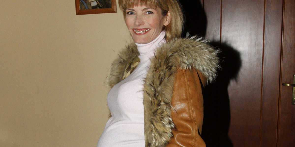 Małgorzata Lewińska w ciąży