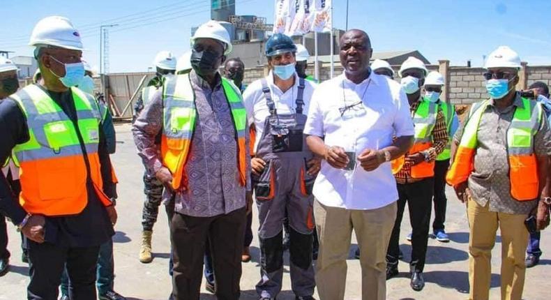 Alan visits Ibrahim Mahama’s cement plant