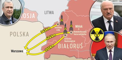 Cztery kryjówki na broń atomową tuż obok Polski! "Spełnia się marzenie Łukaszenki"