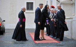Prezydent Duda z małżonką u papieża Franciszka