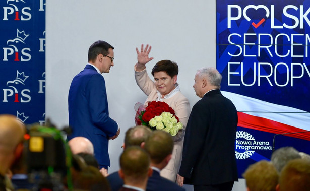 Mateusz Morawiecki, Beata Szydło i Jarosław Kaczyński