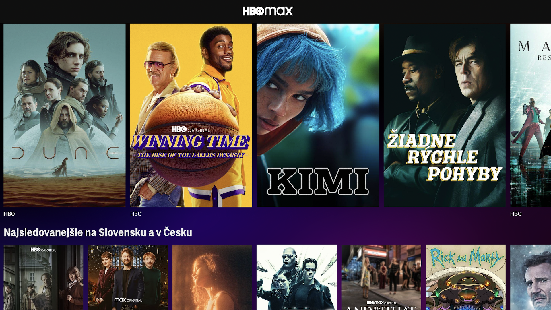 Štartuje streamovacia platforma HBO Max: Láka na nízku cenu, 4K a filmy z  kín