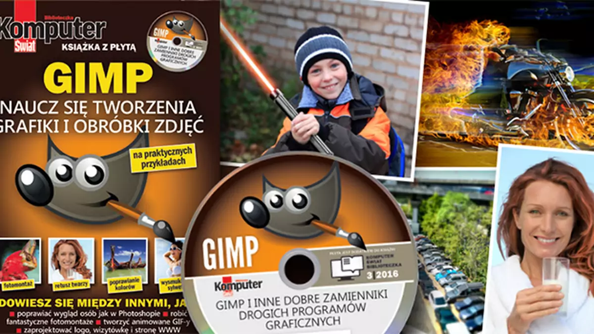 GIMP - naucz się tworzenia grafiki i obróbki zdjęć na przykładach