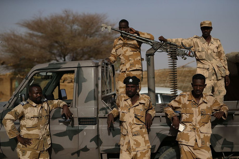 Żołnierze w Sudanie