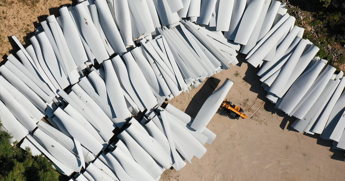 What happens to worn wind turbine blades?  They need to be replaced every 20 years