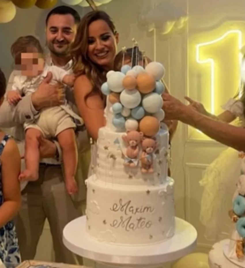 Jelena Žeželj sa porodicom