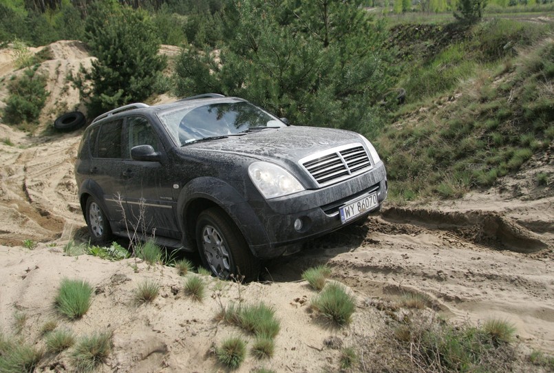 Rexton na manewrach!