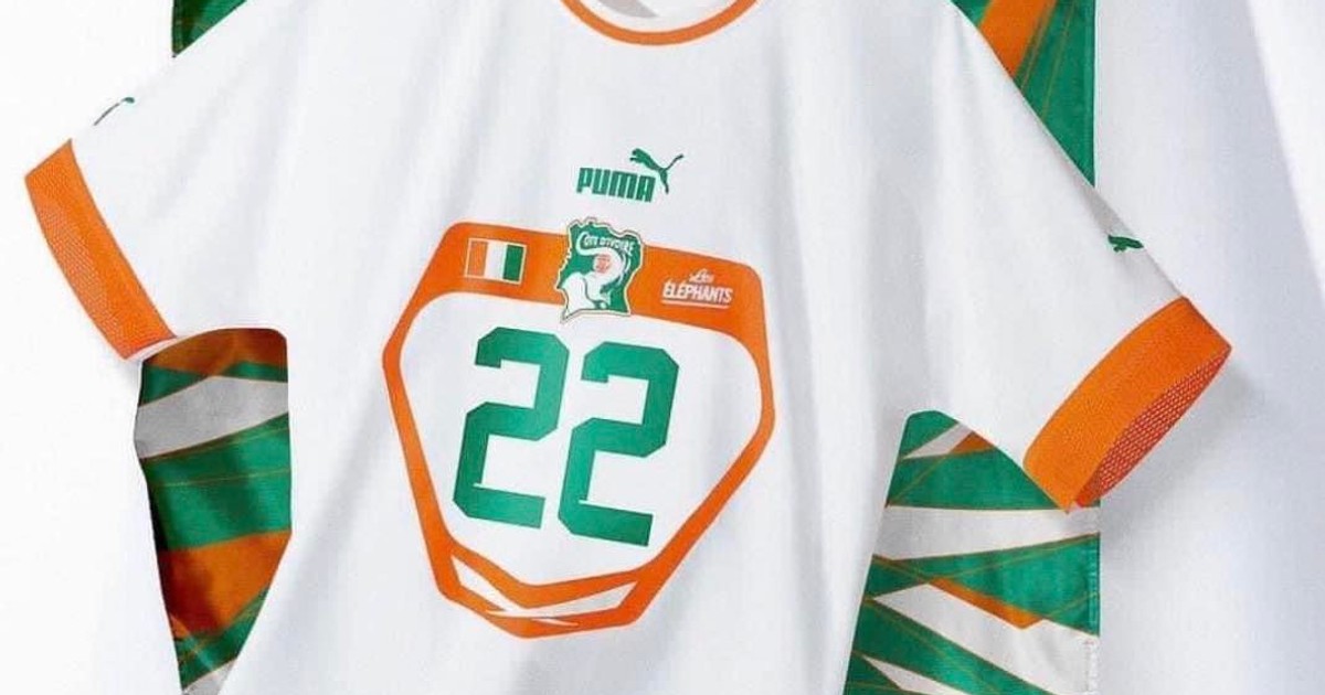 Côte d'ivoire maillot foot 2023 2024