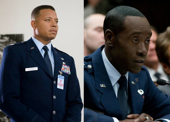 Terrence Howard i Don Cheadle w "Iron Manie" i MCU